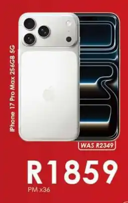 Chatz Connect iPhone 17 Pro Max 256GB 5G offer