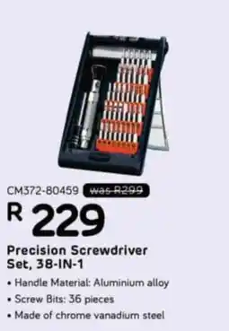 Computer Mania Precision Screwdriver Set, 38-IN-1 offer