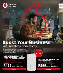 Chatz Connect Vodacom Business Internet 5G Fixed Wireless Access offer