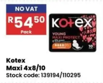 Africa Cash and Carry Kotex Maxi offer