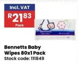 Africa Cash and Carry Bennetts Baby Wipes offer