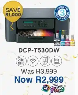 Computer Mania Brother DCP-T530DW Ink Tank Printer offer