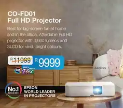 Computer Mania Epson CO-FD01 Full HD Projector offer