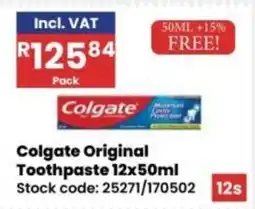 Africa Cash and Carry Colgate Original Toothpaste offer