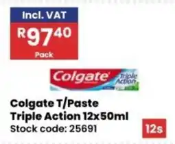 Africa Cash and Carry Colgate T/Paste Triple Action offer