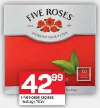 Pick n Pay Five Roses Tagless Teabag 102s offer