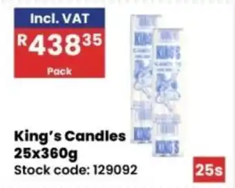 Africa Cash and Carry King's Candles offer