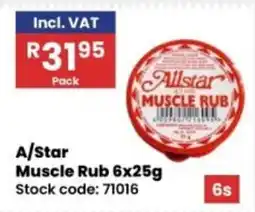 Africa Cash and Carry A/Star Muscle Rub offer