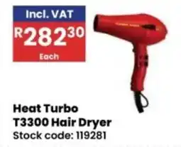 Africa Cash and Carry Heat Turbo T3300 Hair Dryer offer
