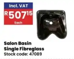 Africa Cash and Carry Salon Basin Single Fibreglass offer