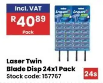 Africa Cash and Carry Laser Twin Blade Disp offer