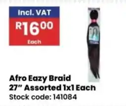Africa Cash and Carry Afro Eazy Braid Assorted offer