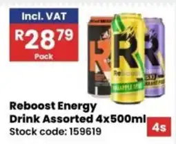 Africa Cash and Carry Reboost Energy Drink Assorted offer