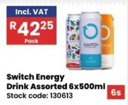 Africa Cash and Carry Switch Energy Drink Assorted offer