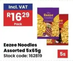 Africa Cash and Carry Eezee Noodles Assorted offer