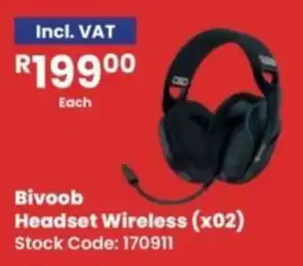 Africa Cash and Carry Bivoob Headset Wireless offer