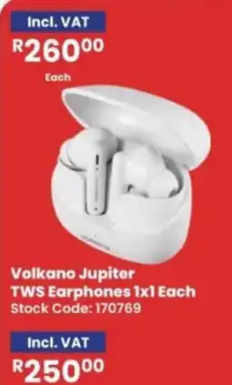 Africa Cash and Carry Volkano Jupiter TWS Earphones offer