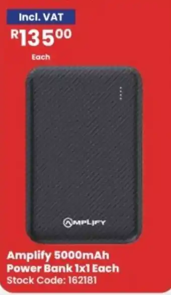 Africa Cash and Carry Amplify 5000mAh Power Bank offer