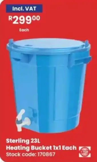 Africa Cash and Carry Sterling 23L Heating Bucket offer