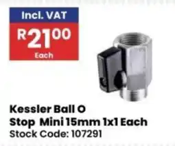 Africa Cash and Carry Kessler Ball O Stop Mini 15mm offer