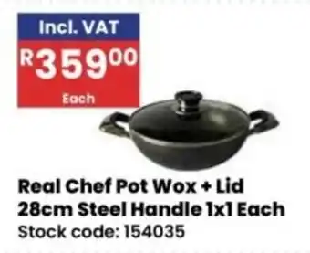 Africa Cash and Carry Real Chef Pot Wox + Lid offer
