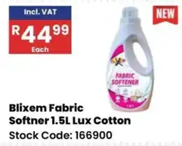 Africa Cash and Carry Blixem Fabric Softner 1.5L Lux Cotton offer