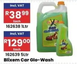 Africa Cash and Carry Blixem Car Glo-Wash offer