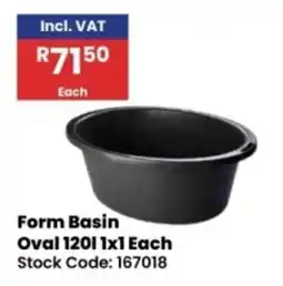 Africa Cash and Carry Form Basin offer