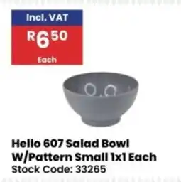 Africa Cash and Carry Hello 607 Salad Bowl offer