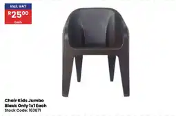 Africa Cash and Carry Chair Kids Jumbo offer