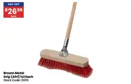 Africa Cash and Carry Broom Metal Grip (Afri) offer