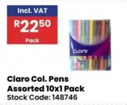 Africa Cash and Carry Claro Col. Pens Assorted offer