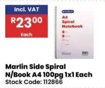 Africa Cash and Carry Marlin Side Spiral N/Book A4 offer