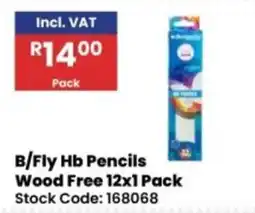 Africa Cash and Carry B/Fly Hb Pencils Wood Free offer