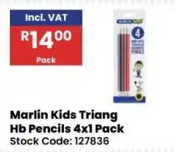 Africa Cash and Carry Marlin Kids Triang Hb Pencils offer