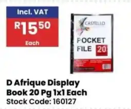 Africa Cash and Carry Castello Pocket File offer