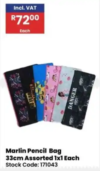 Africa Cash and Carry Marlin Pencil Bag Assorted offer
