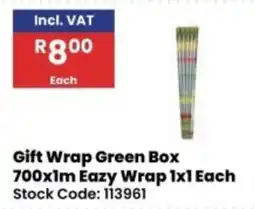 Africa Cash and Carry Gift Wrap Green Box offer