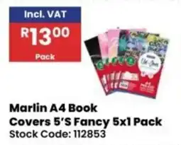Africa Cash and Carry Marlin A4 Book Covers 5'S Fancy offer