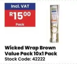 Africa Cash and Carry Wicked Wrap Brown offer