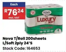 Africa Cash and Carry Nova T/Roll Luxury Soft offer