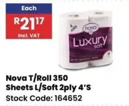Africa Cash and Carry Nova T/Roll Luxury soft offer