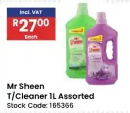 Africa Cash and Carry Mr Sheen T/Cleaner 1L Assorted offer