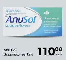 Save Anu Sol Suppositories offer
