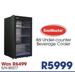 Hirsch's SnoMaster 86l Under-counter Beverage Cooler offer