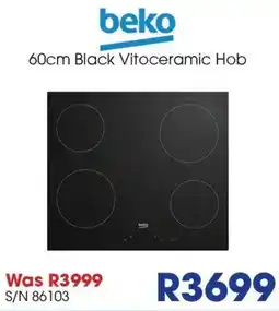 Hirsch's Beko 60cm Black Vitoceramic Hob offer