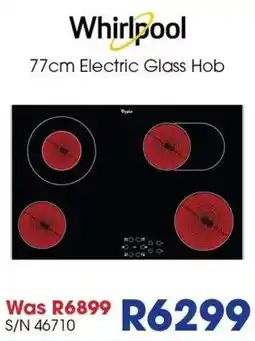 Hirsch's Whirlpool 77cm Electric Glass Hob offer
