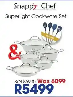 Hirsch's Snappy Chef Superlight Cookware Set offer