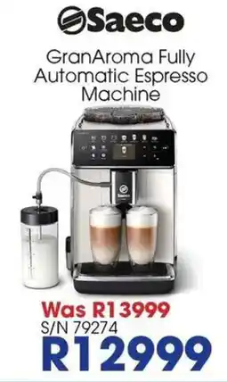 Hirsch's Saeco GranAroma Fully Automatic Espresso Machine offer