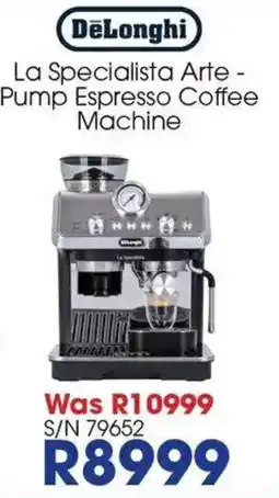 Hirsch's DeLonghi La Specialista Arte - Pump Espresso Coffee Machine offer